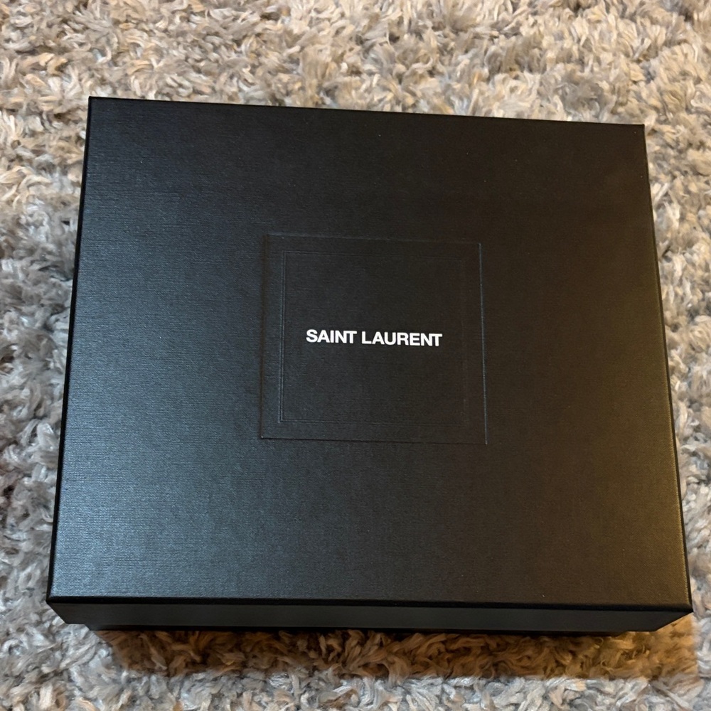 FULL SET YSL Saint Laurent Large Box Dust Bag Envelope Authentic Packaging
